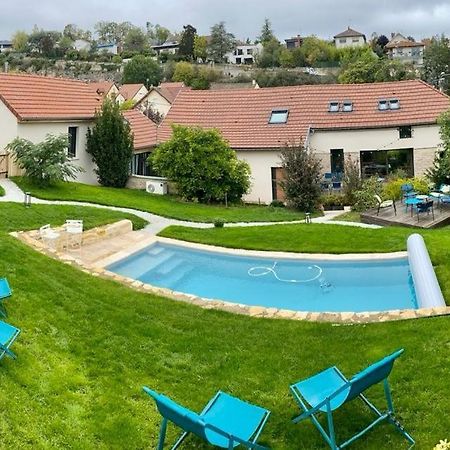Proche Centre Ville, Gite 4 Etoiles Avec Piscine Digione Esterno foto